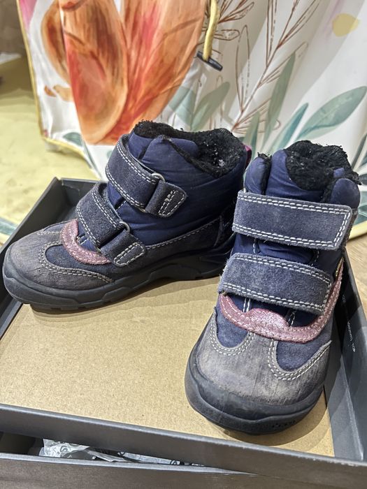 Зимние сапоги Ecco gortex на флисе