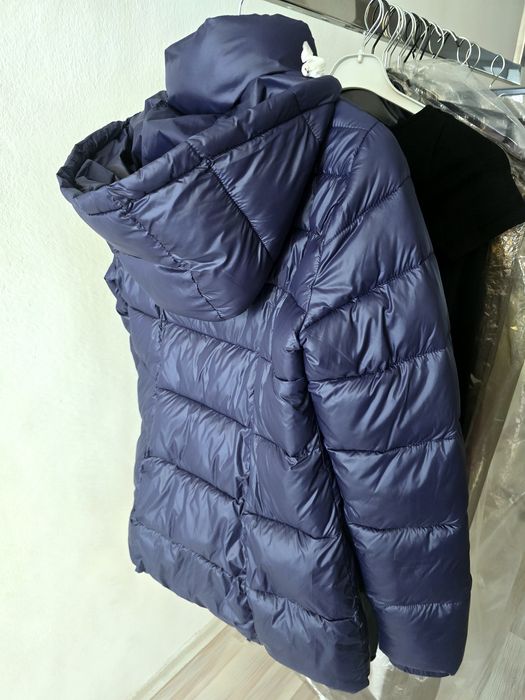 Яке с качулка и колан Patrizia Pepe,38/XSтъкмо синьо, ново с етикет!