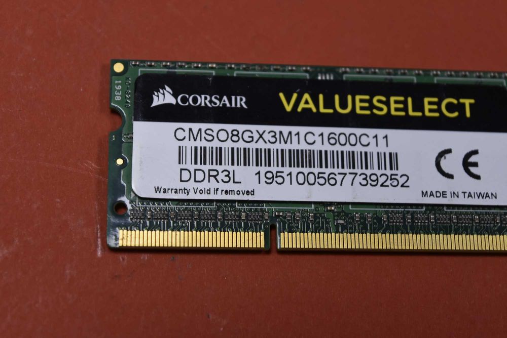 Памет 8GB DDR3L SODIMM 1600 CORSAIR Value Select