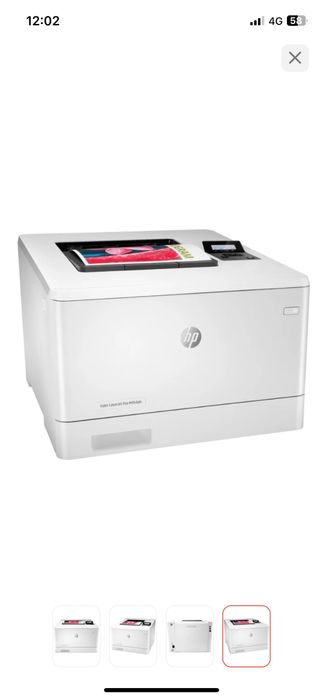Продам принтер HP Color LaserJet Pro M454dn белый