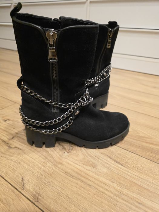 Ghete de piele întoarsă mărime 37