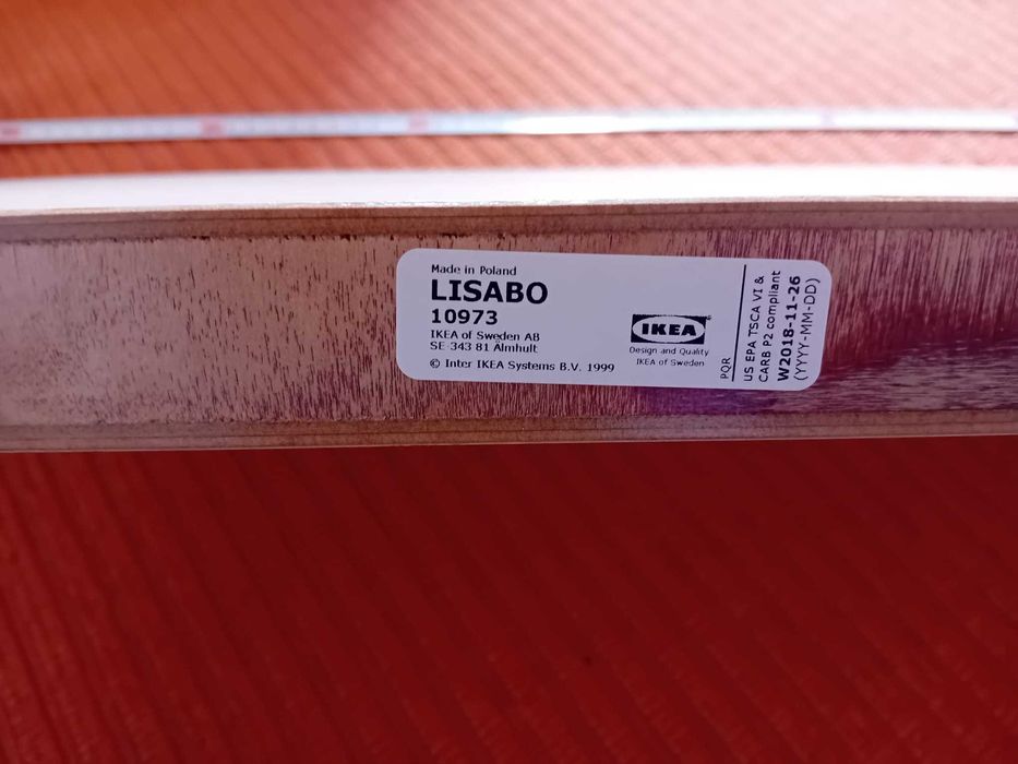 Polite IKEA Lisabo - furnir frasin - 2 bucati