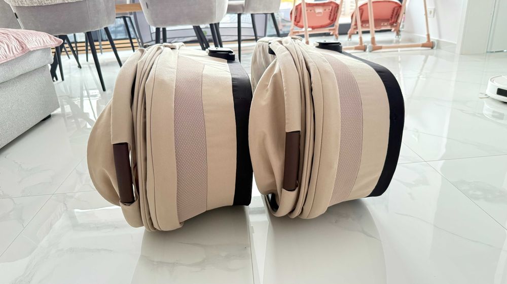 2 landouri CYBEX Gazelle S Almond Beige – Gazelle/e-Gazelle pentru gemeni