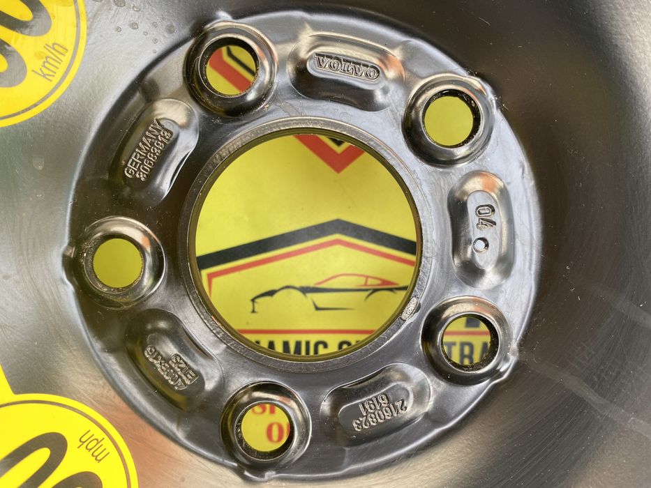 Roata de rezerva îngustă slim originala v40 - XC Volvo 115/90/16 5x108