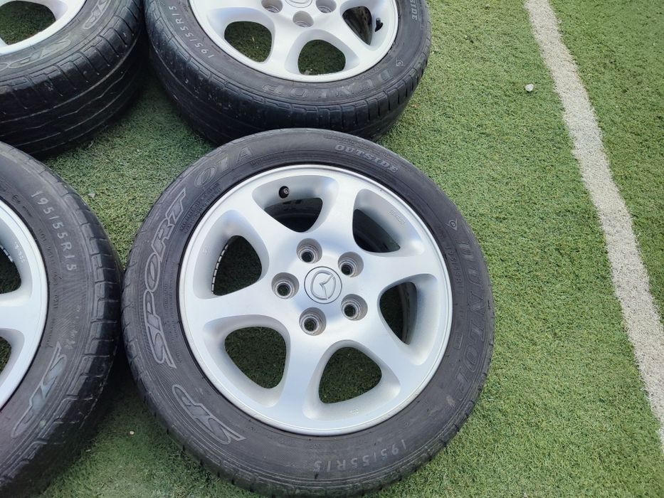 15 5x114.3 Mazda лети джанти 5х114.3 Мазда