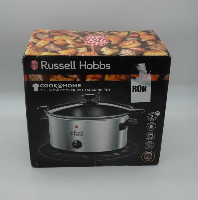 Slow cooker Russell Hobbs CookHome 3.5L cu vas de prăjire