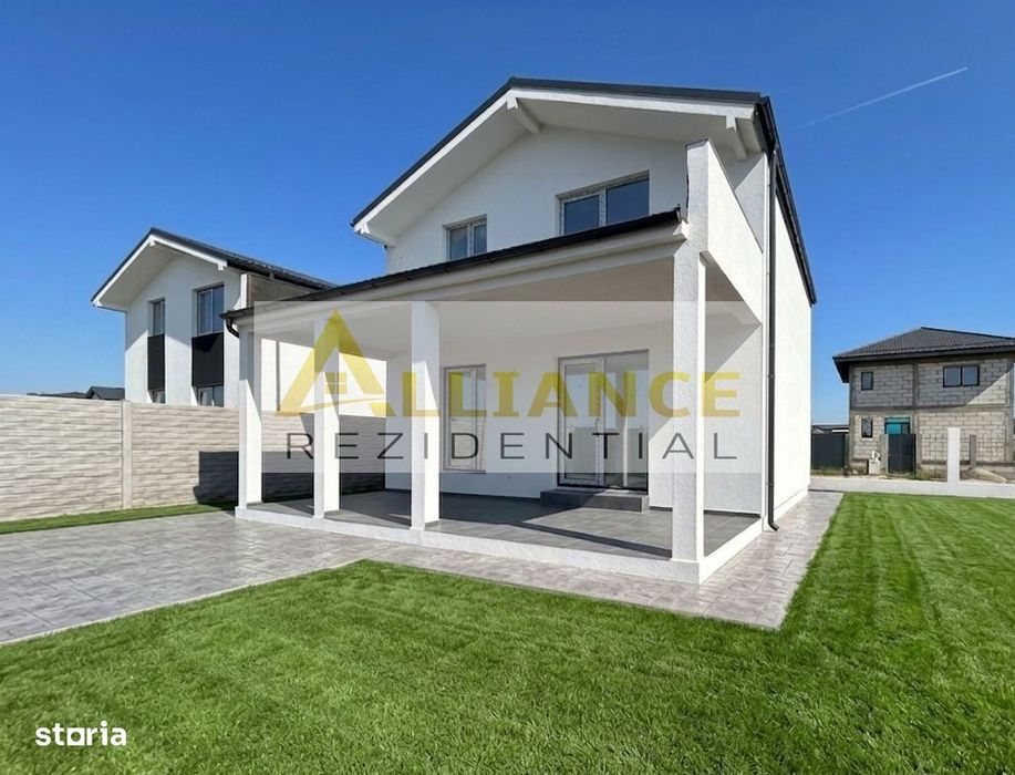 Vila Individuala | P+M | 4 camere + 2 bai | Teren 370mp | Mobilata