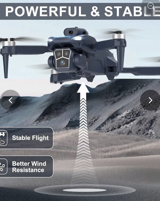Дрон F179 с 1080P камера, безчеткови мотори, избягване на препятствия и WIFI контрол