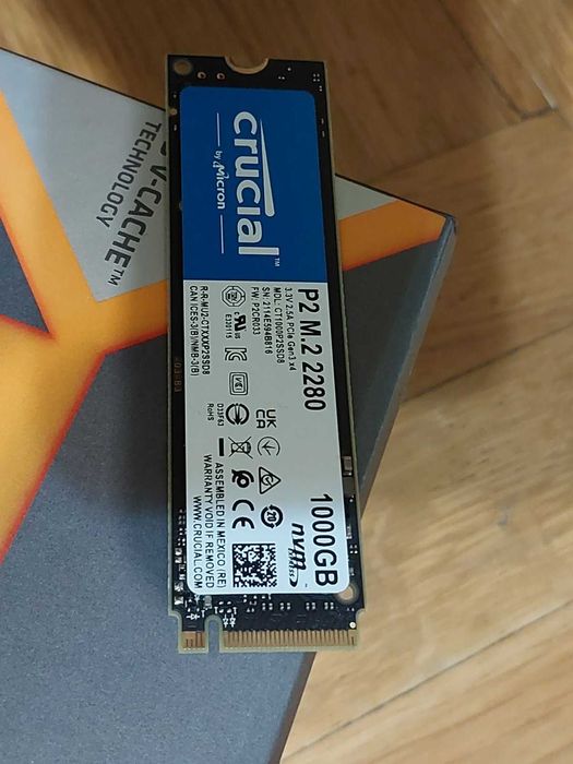 1TB M.2 NVMe Crucial P2