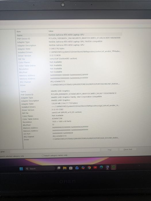 Laptop Gameing Omen 16 wd-000x