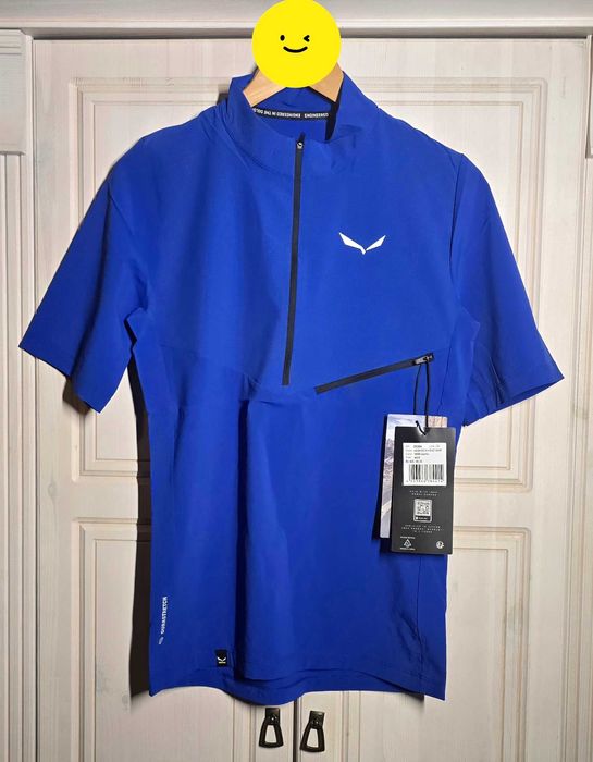 Salewa AGNER DST M HYB HZ ELECTRIC tricou barbati alpinism si drumetii