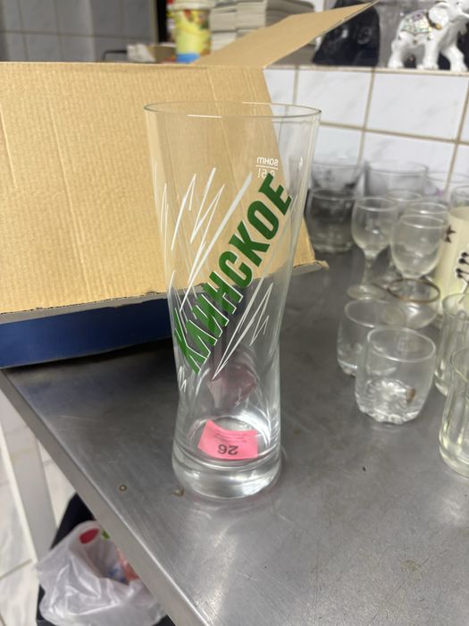 Стаканы рюмки разнобой 50 тг