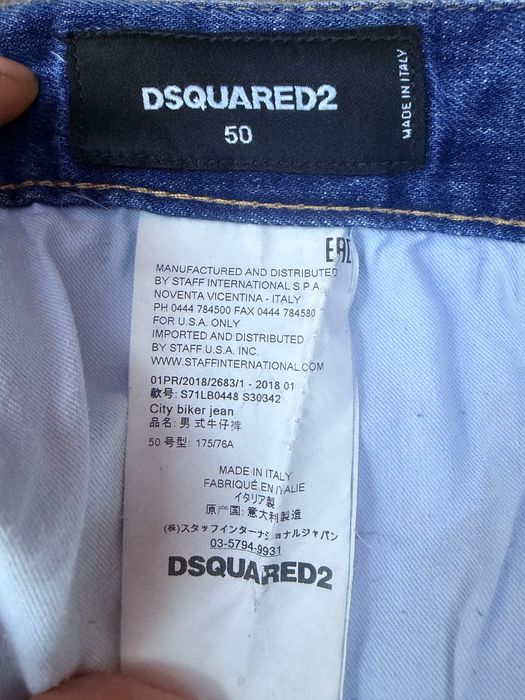 Blugi Dsquared2 marime M (50) barbati