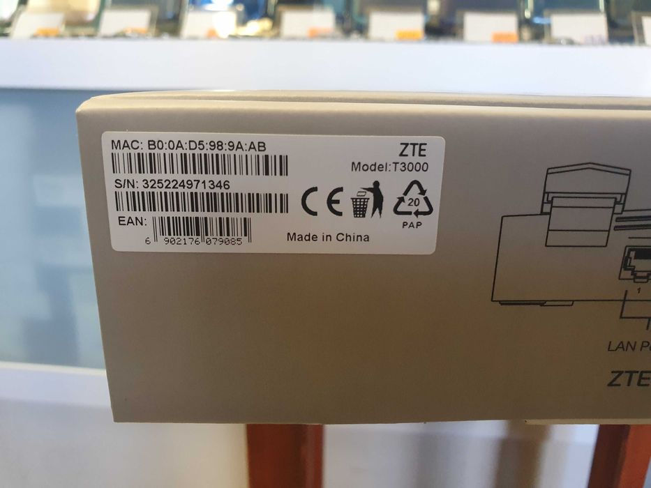 Wi-fi Рутер ZTE T3000