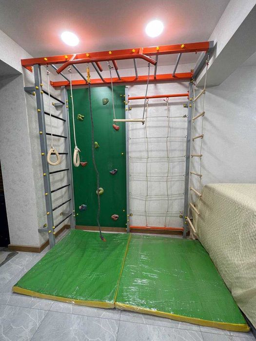 Спортивный комплекс "Индиго" от Турник.уз. Шведская стенка, скаладром