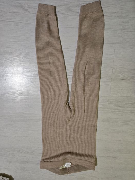 Pantaloni lana merino cu striatii