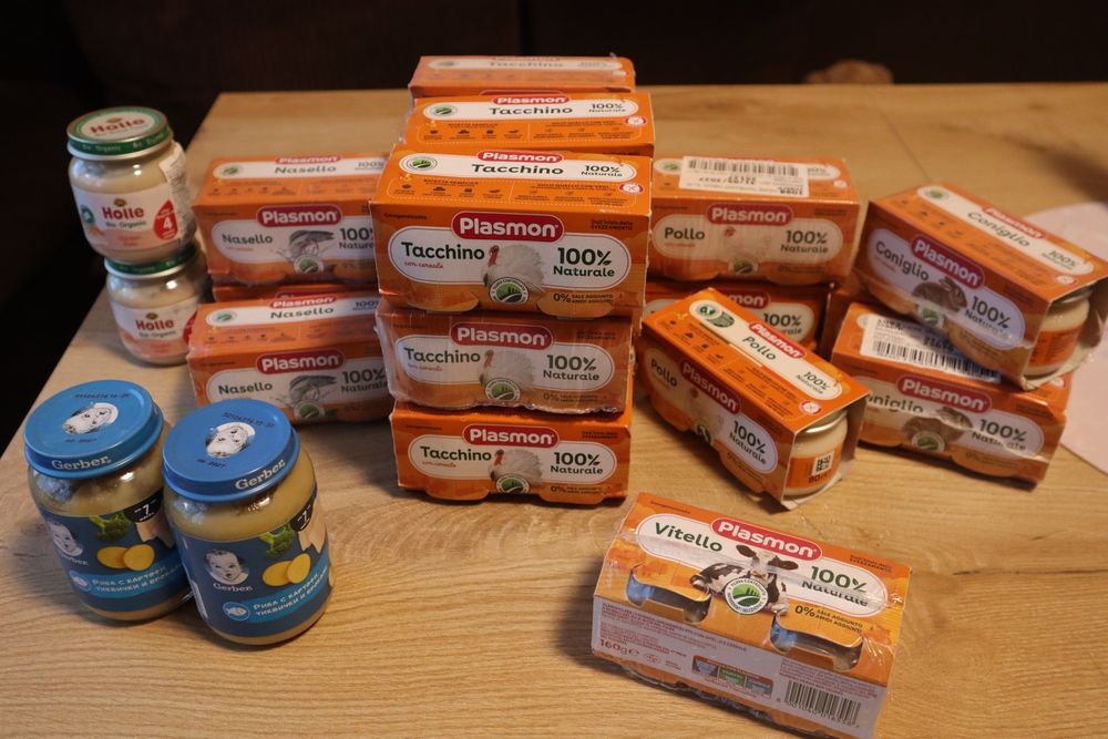 Бебешки пюрета Plasmon, Holle, Gerber, Hipp