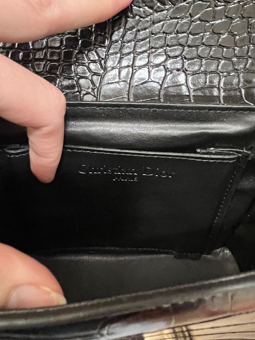 Чанта черна диор