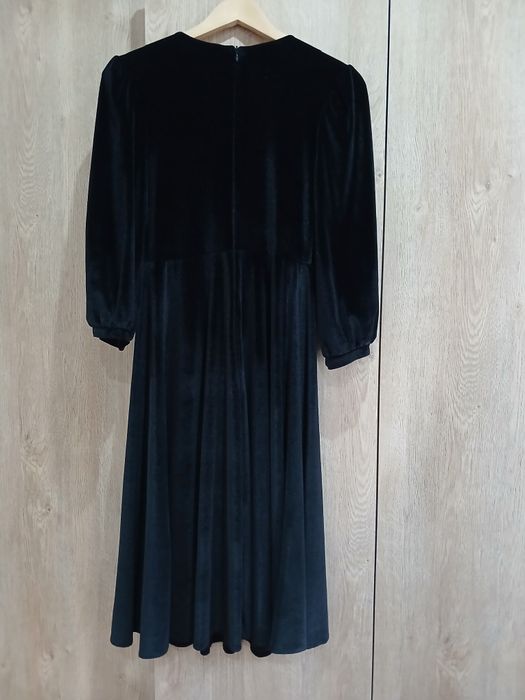 Rochie catifea neagra, 36, Dy Fashion