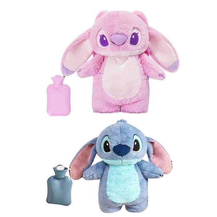 Термо плюшена играчка Стич при колики, менструални и мускулни болки