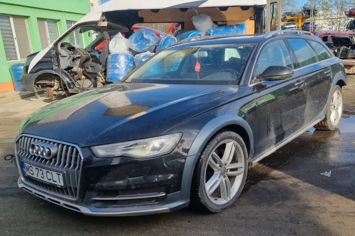 bara fata armatura capota grila far stanga dreapta trager radiator apa clima intercooler  rampa injectoare  racitor gaze debitmetru aer parasolare plafoniera selector viteze timonerie turbina   Audi A6 C7 allroad facelift, an 2015, 4x4 motor 3.0 tdi cod C