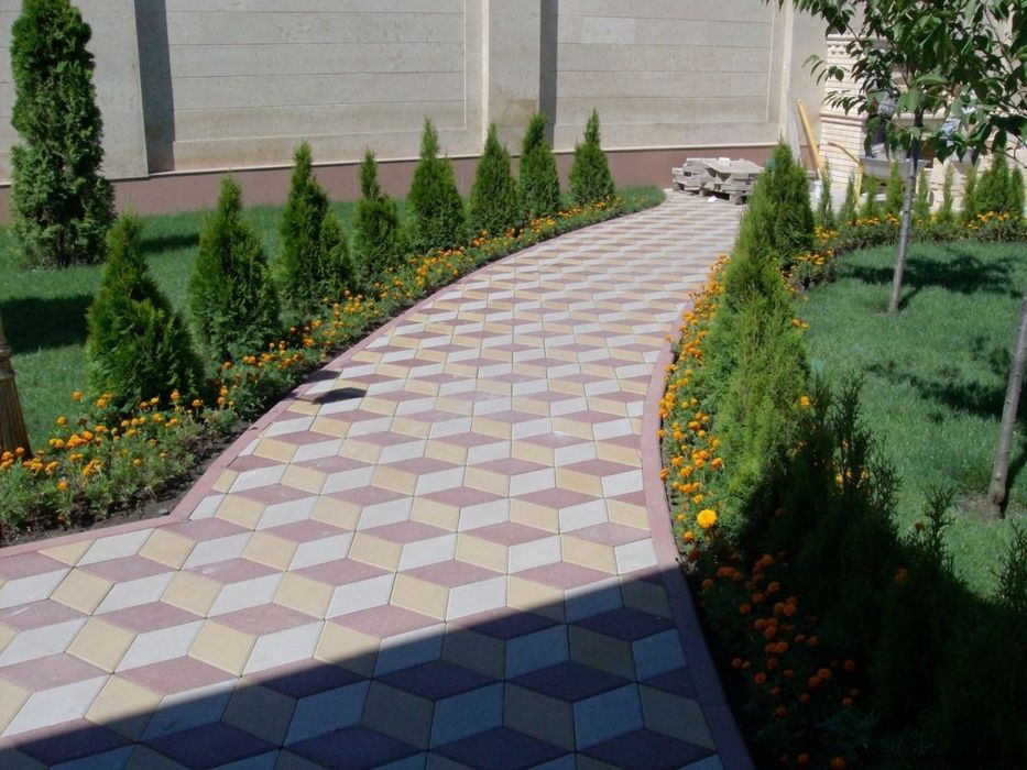 Укладка брусчатки