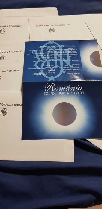 Bancnota 2000 lei Eclipsa 1999