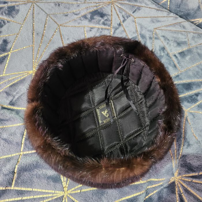 Шапка норковая мужская