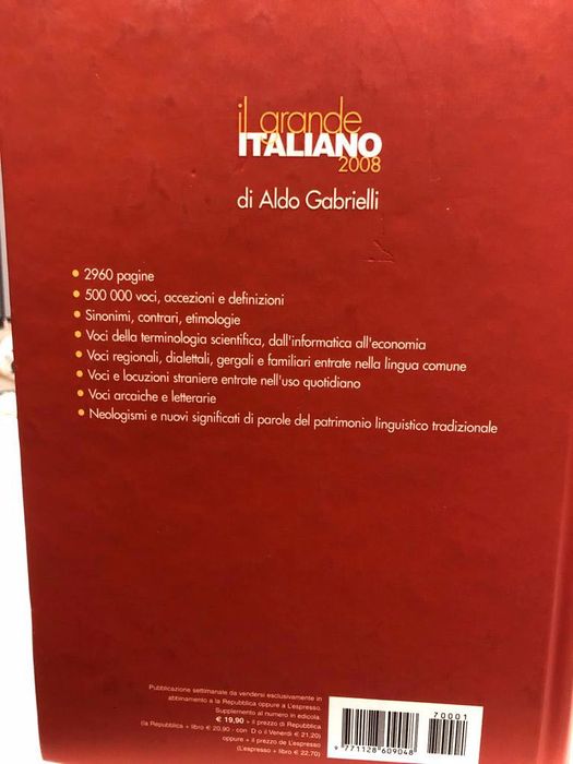 Dictionar explicativ al limbii italiene - Aldo Gabrielli
