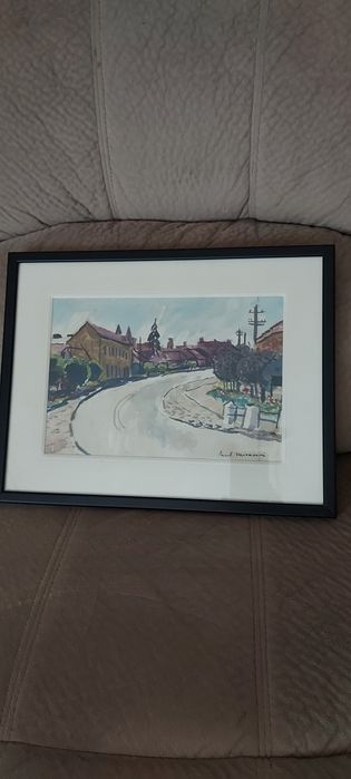 Tablou vechi,semnat,autor consacrat.