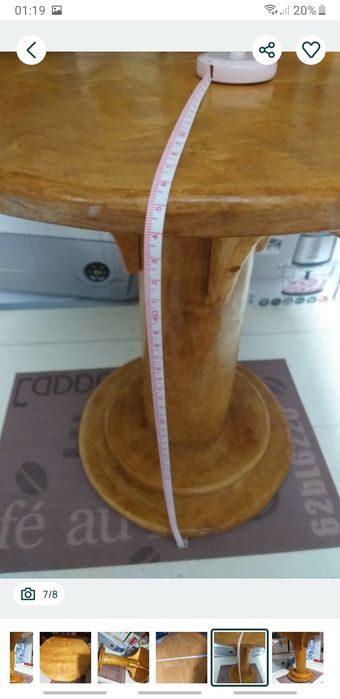 Masa Rustica Rotunda din lemn Confectionata Manual