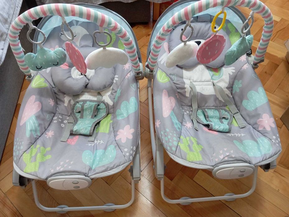 2 бр. Бебешки шезлонг-люлка