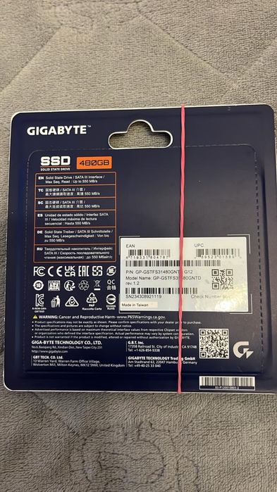 Продам SSD диск на 480 гб