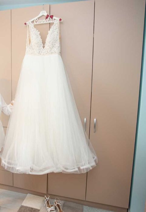 Vand rochie mireasa  Maya Fashion + voal 3m cadou