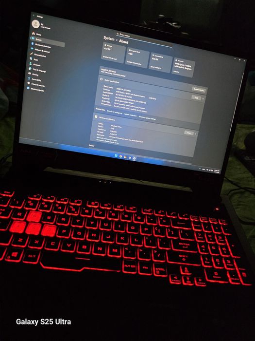 Laptop ASUS TUF Gaming A15 FA506IC-HN044, Ryzen 5, RTX 3050, SSD 512GB