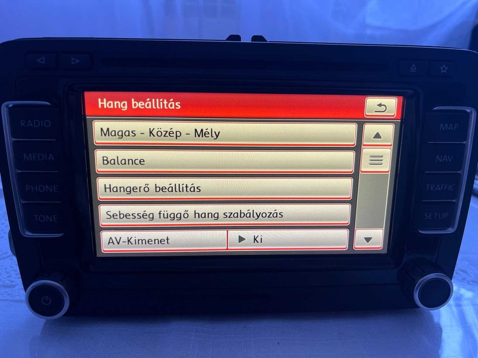 Soft meniu si voce in limba maghiara pentru RNS 510 vw,skoda,seat