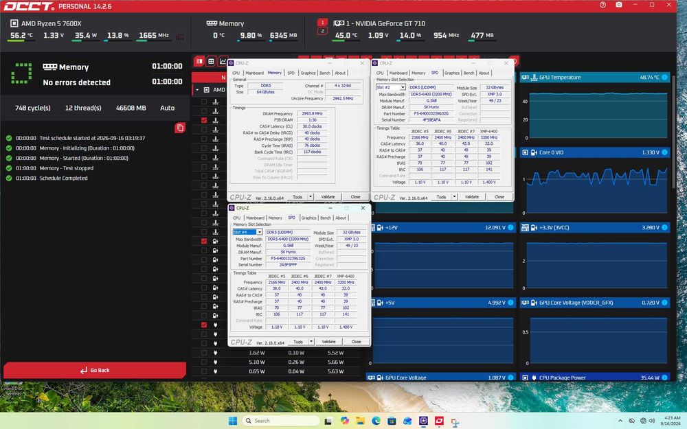 Рам памет G.SKILL Trident Z5 RGB 64GB (2x32GB) DDR5 6400MHz AM5/INTEL CL 30