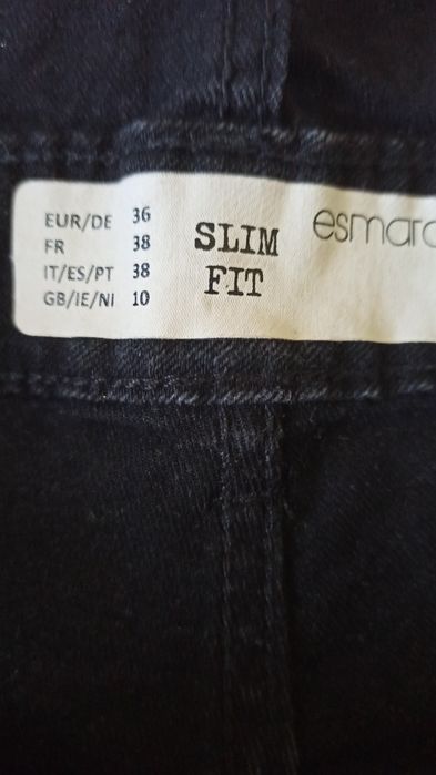 Salopetă de blugi neagră