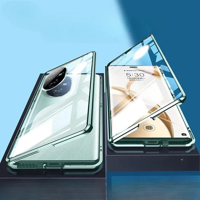 Honor 200 / 200 Pro / Двоен 360 градуса магнитен кейс камера протектор