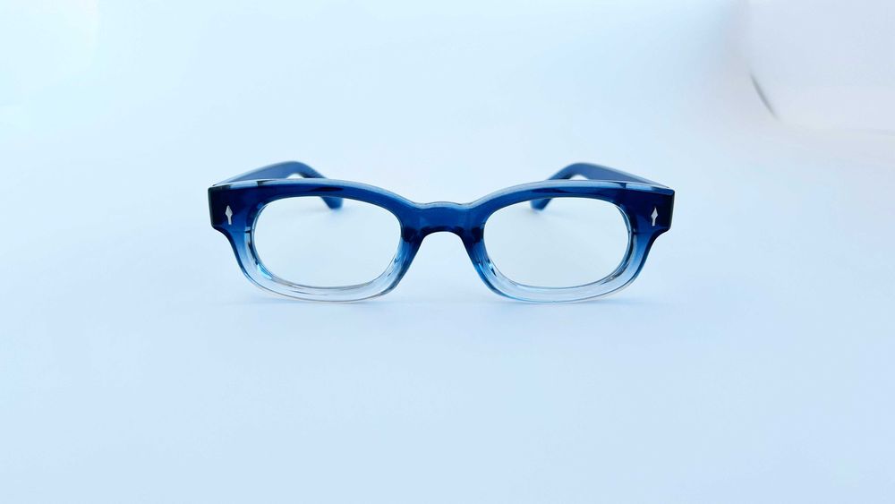 Rame ochelari Eleganti Dreptunghiulari - Albastre Degrade