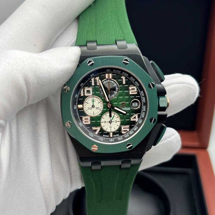 Кварцов мъжки часовник Audemars Piguet Royal Oak Offshore Chrono Green