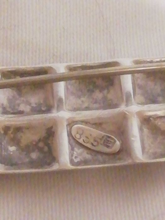 Broșă  argint damă. ART DECO