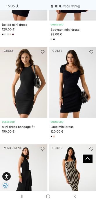 Крайна цена! Нова с етикет бандажна рокля Guess S