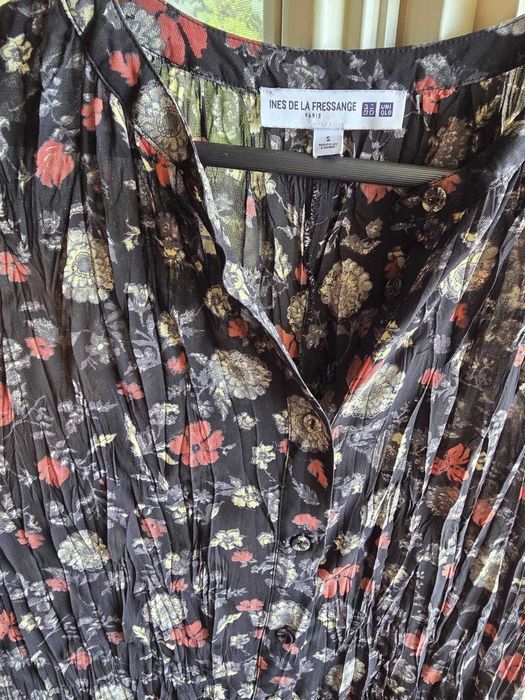 Дълга плисирана Рокля INES DE LA FRESSANGE Uniqlo