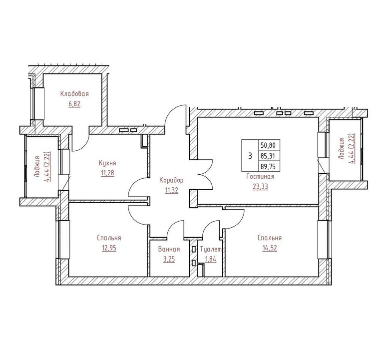 Продам 3-х комнатную квартиру