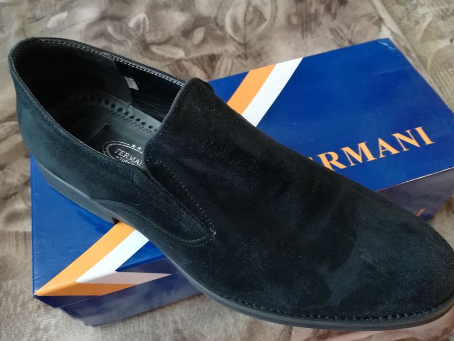 Мужская обувь, замшевая