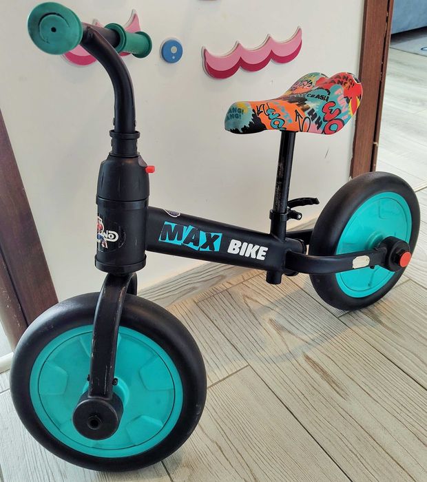 Bicicletă fete BTWIN 14” + roți ajutătoare – ca nouă