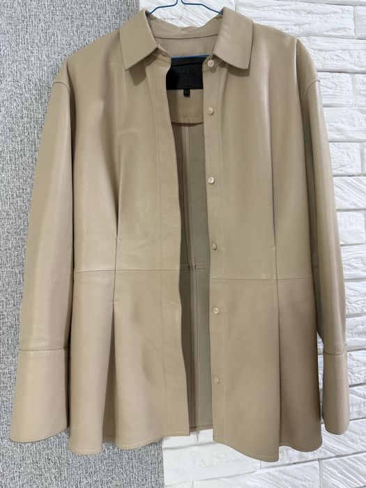 Кожаная рубашка massimo duti