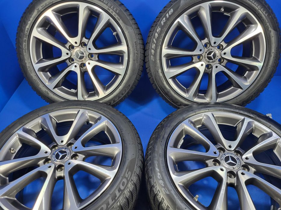 Vand jante OE Mercedes E Klass W213 R18 + anvelope 245 45 18 fff bune