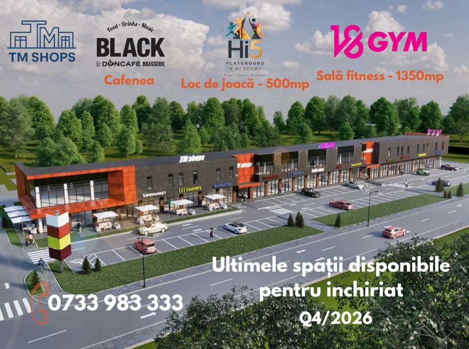 Spatii comerciale de inchiriat